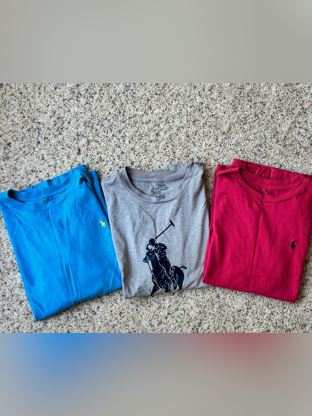 Youth Polo tshirt LOT of 3 size L